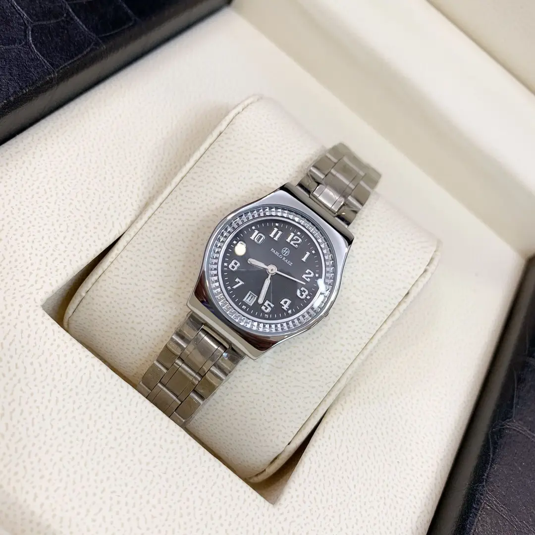 Luxury Gold Watch Calendar Digital Scale Walking Time for Men Women - Image 2