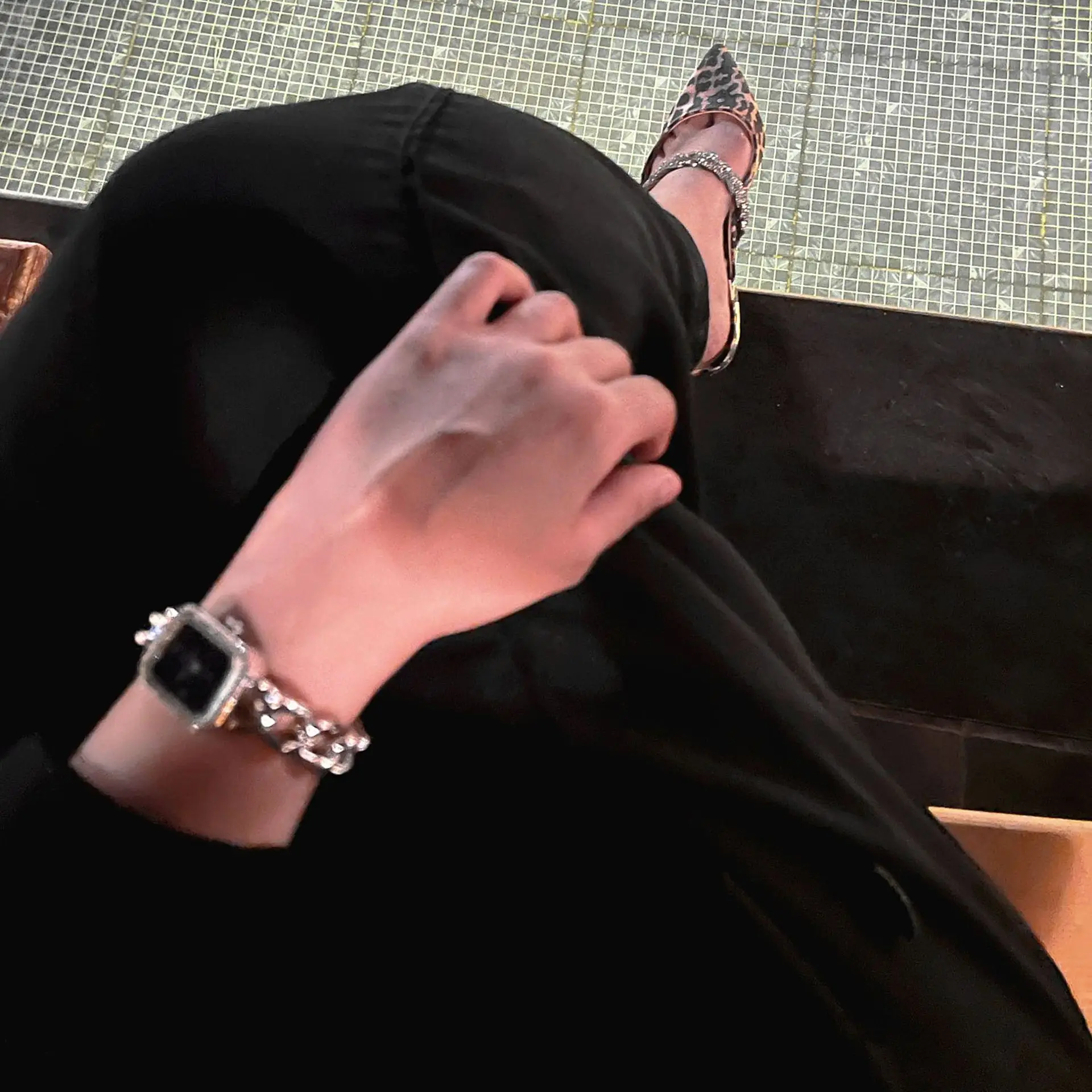 Rose Gold Square Rhinestone Ladies Watch — feature 30
