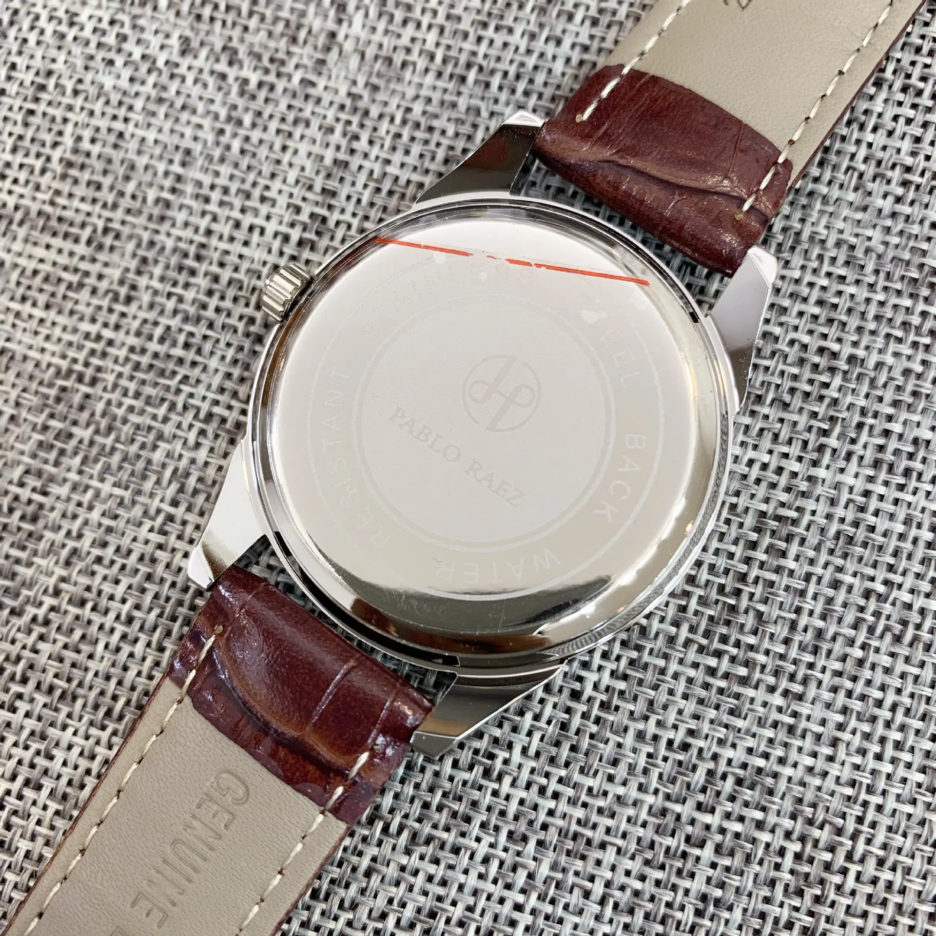 Brown Men's Quartz Watch Waterproof Casual Belt — feature 12
