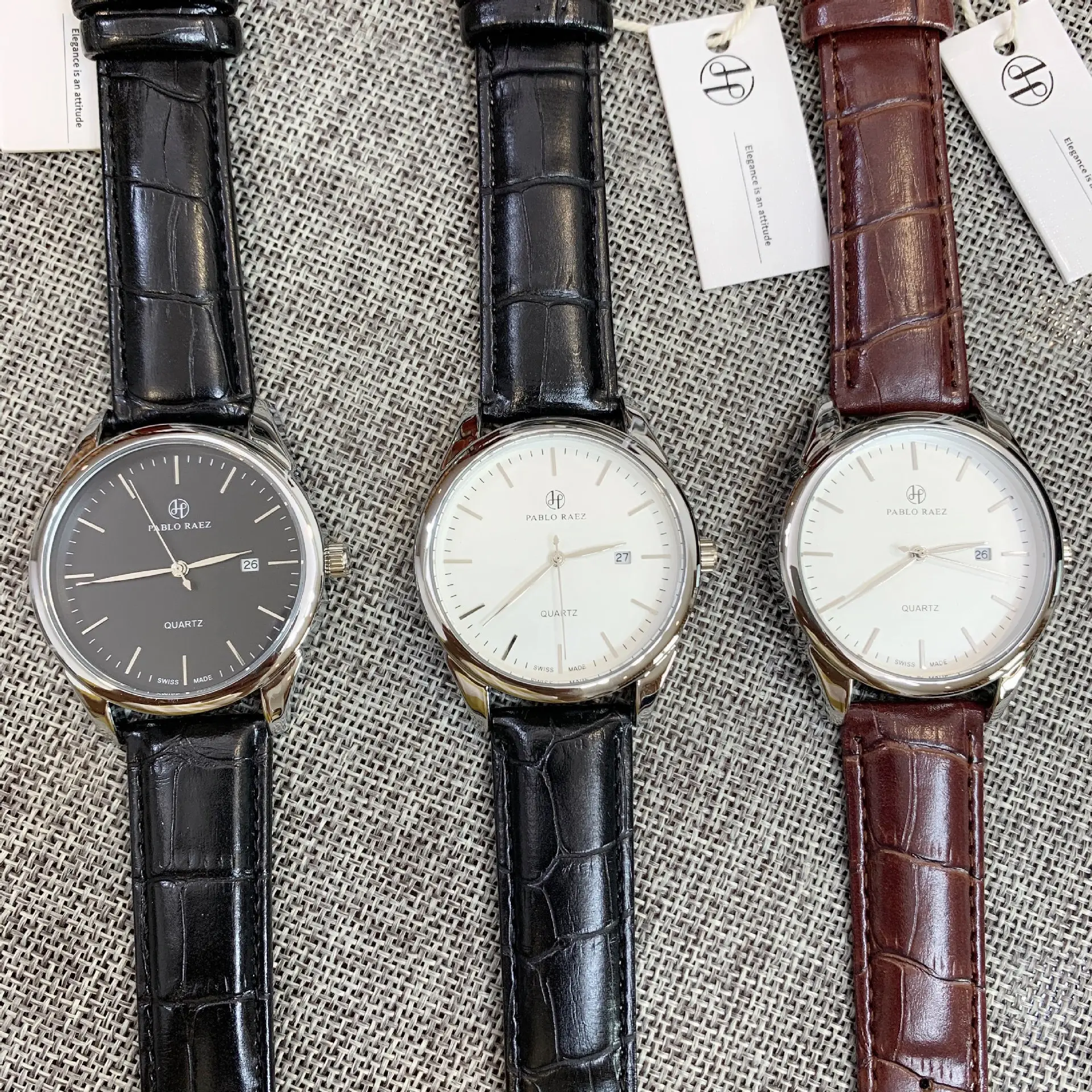 Brown Men's Quartz Watch Waterproof Casual Belt — feature 20
