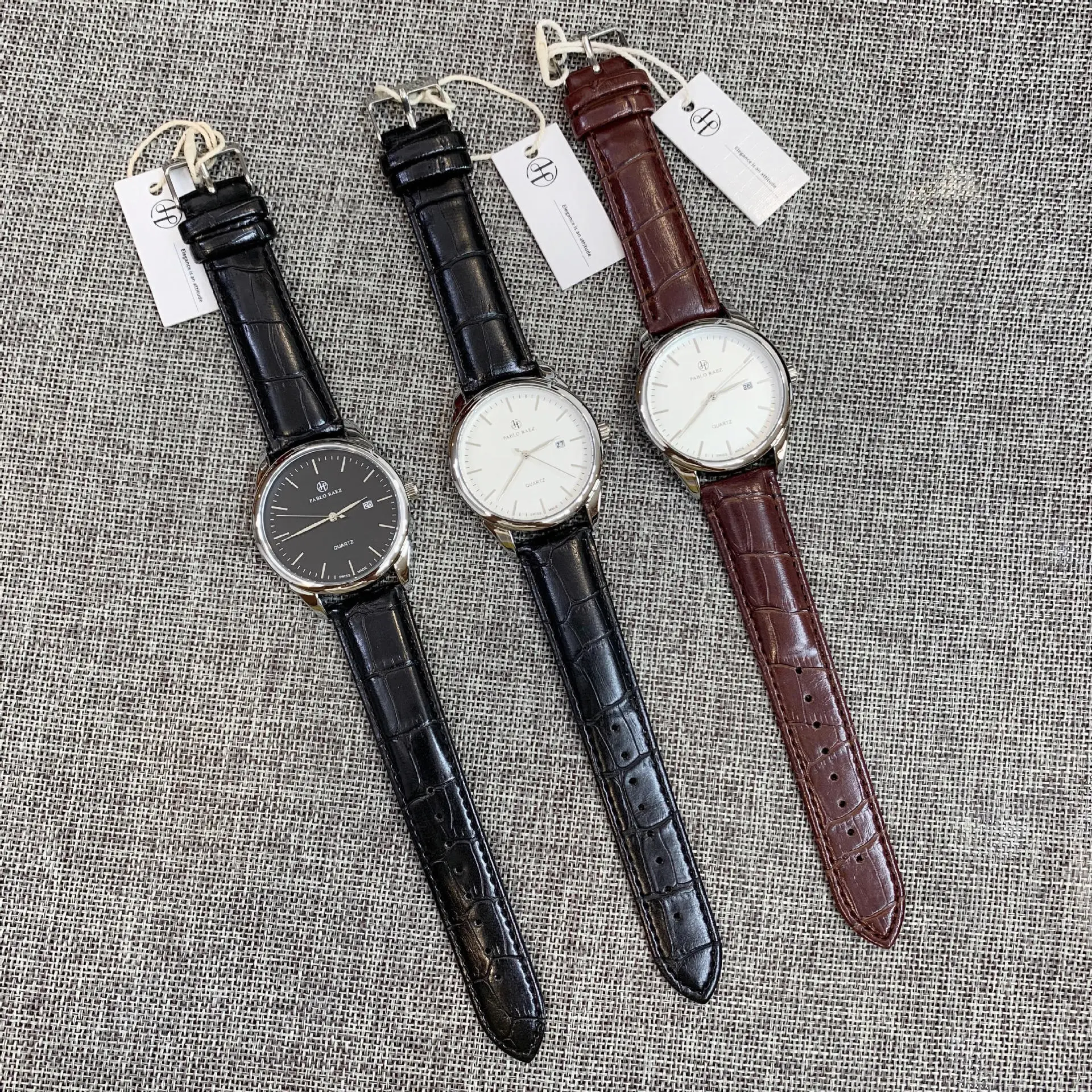 Brown Men's Quartz Watch Waterproof Casual Belt — feature 21