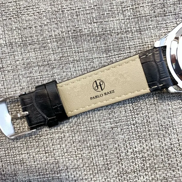Men's Quartz Watch with Calendar & Leather Strap — feature 10