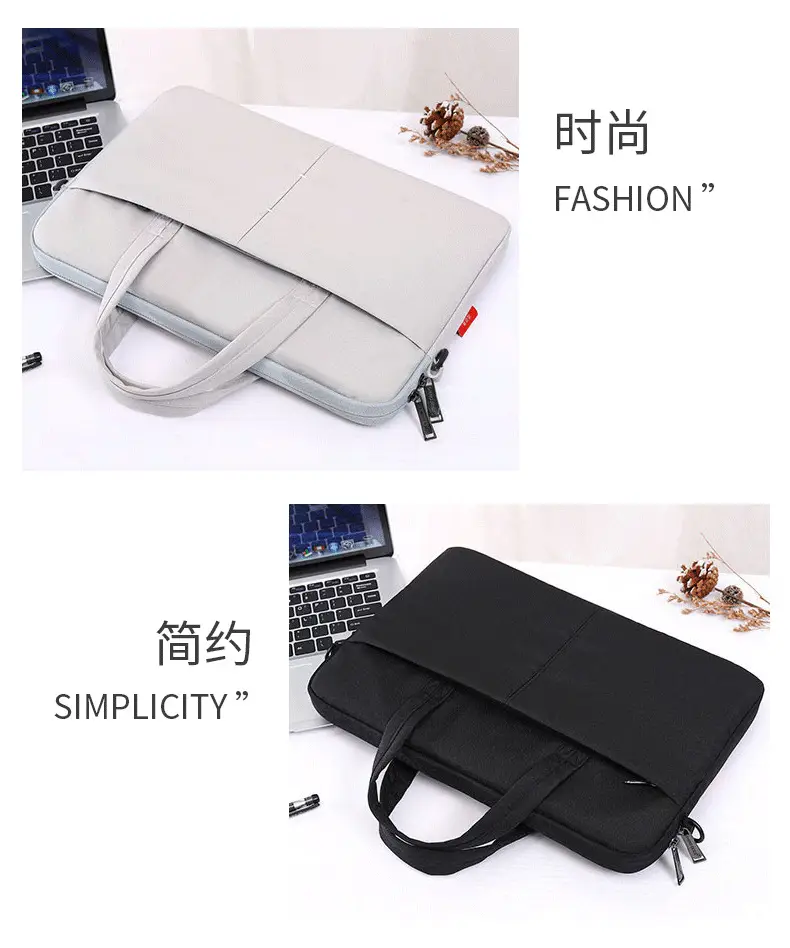 White Waterproof Laptop Shoulder Bag for Business Travel — feature 18