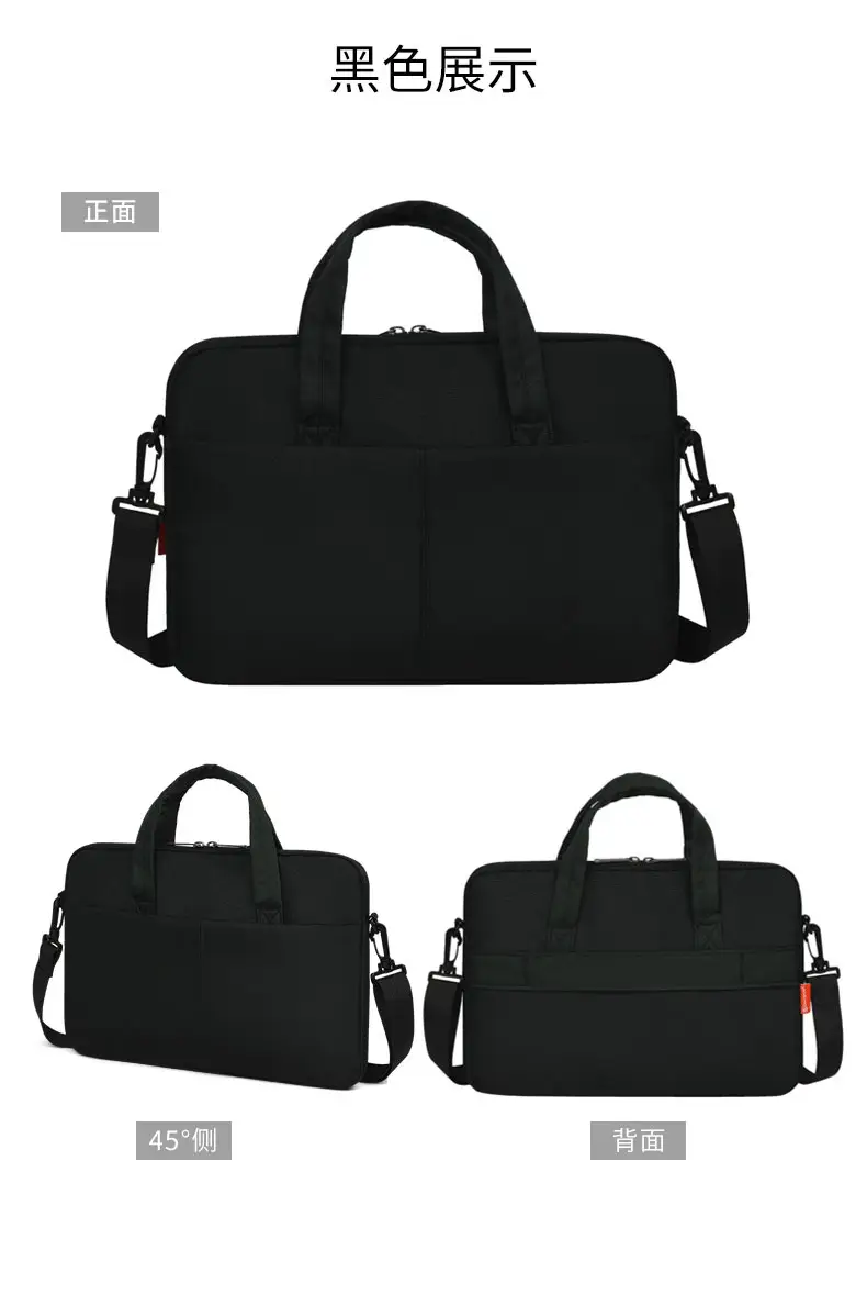 White Waterproof Laptop Shoulder Bag for Business Travel — feature 20