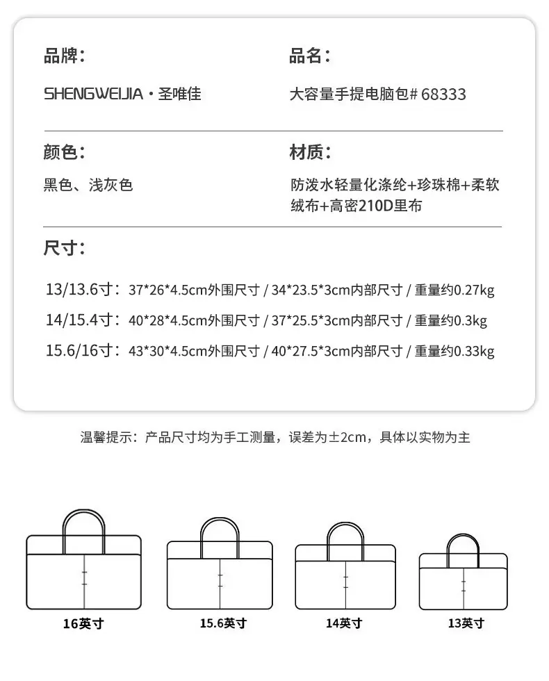 White Waterproof Laptop Shoulder Bag for Business Travel — feature 5