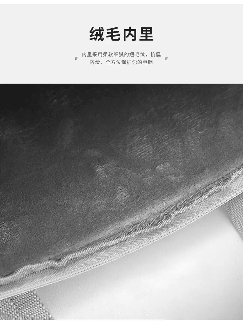 White Waterproof Laptop Shoulder Bag for Business Travel — feature 8