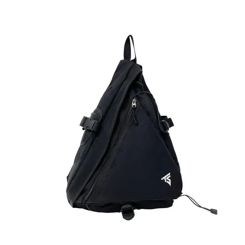 Men's Purple Composite Crossbody Bag with Zip & Strap - Image 8