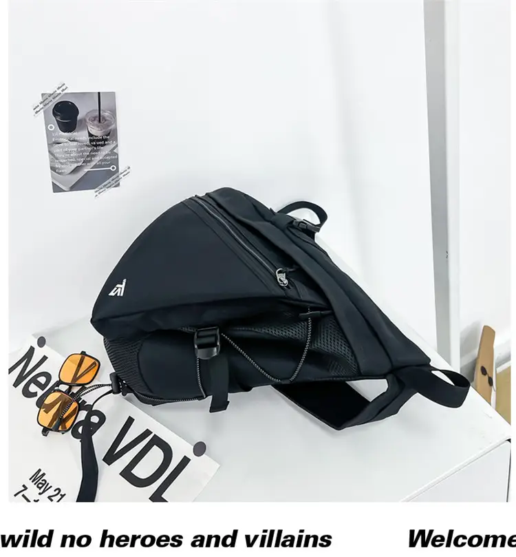 Men's Purple Composite Crossbody Bag with Zip & Strap — feature 36