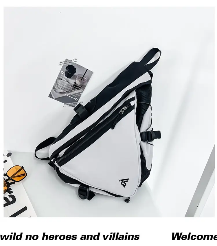 Men's Purple Composite Crossbody Bag with Zip & Strap — feature 41