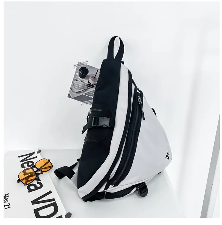 Men's Purple Composite Crossbody Bag with Zip & Strap — feature 42
