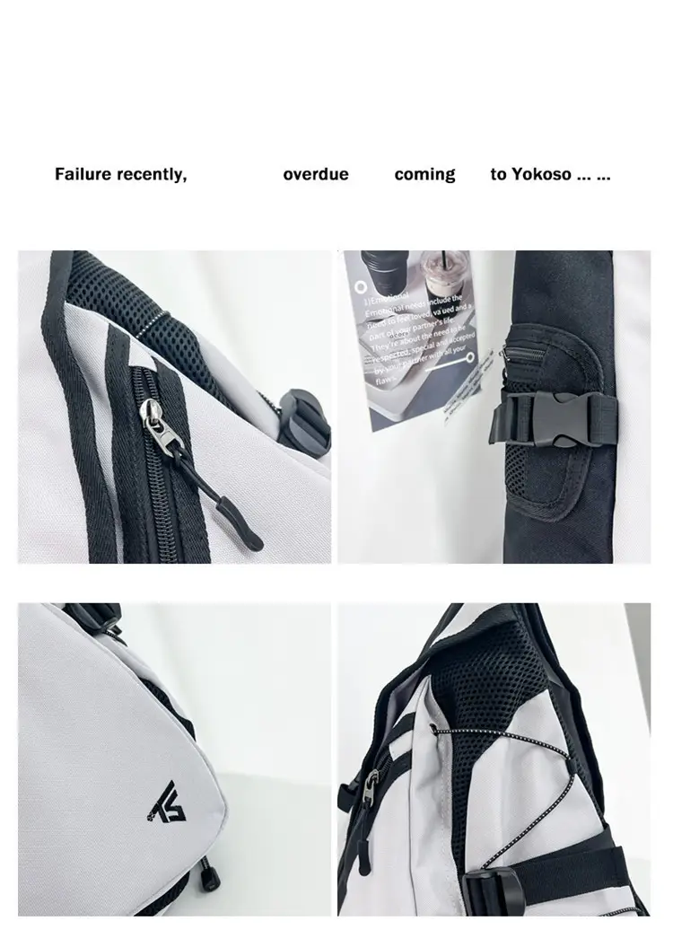 Men's Purple Composite Crossbody Bag with Zip & Strap — feature 46