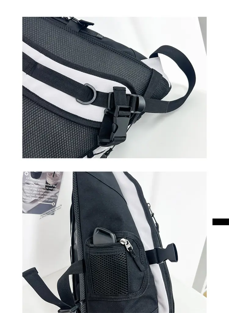 Men's Purple Composite Crossbody Bag with Zip & Strap — feature 47
