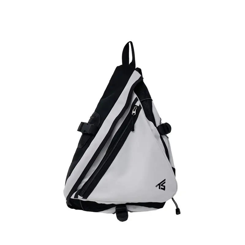 Men's Purple Composite Crossbody Bag with Zip & Strap - Image 2