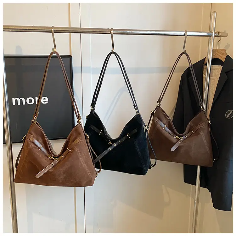 Brown Leather Shoulder Tote Bag for Women 2024 — feature 1