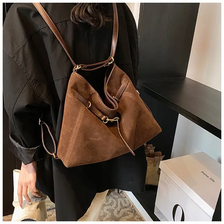 Brown Leather Shoulder Tote Bag for Women 2024 — feature 11