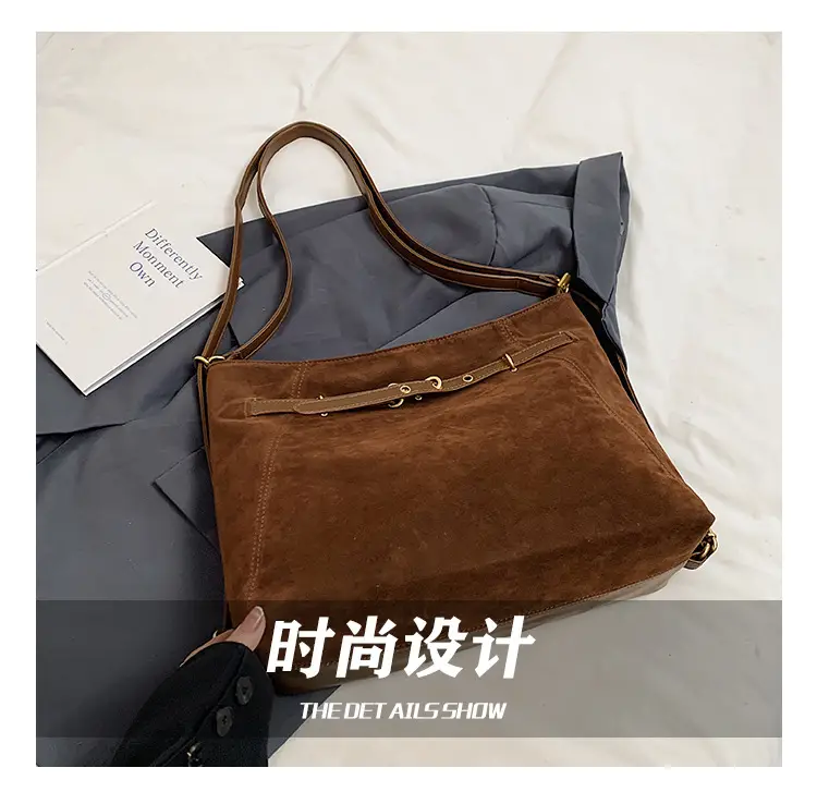 Brown Leather Shoulder Tote Bag for Women 2024 — feature 3