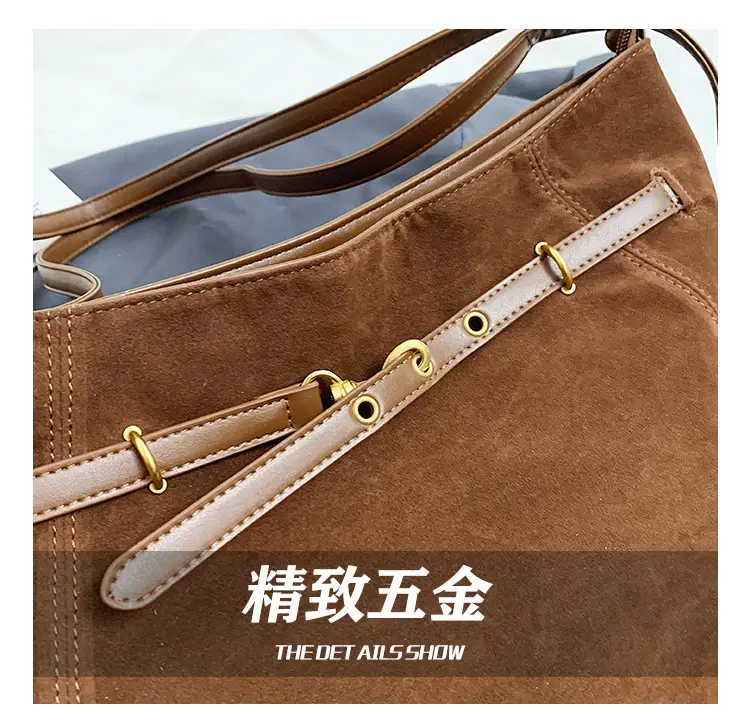 Brown Leather Shoulder Tote Bag for Women 2024 — feature 4