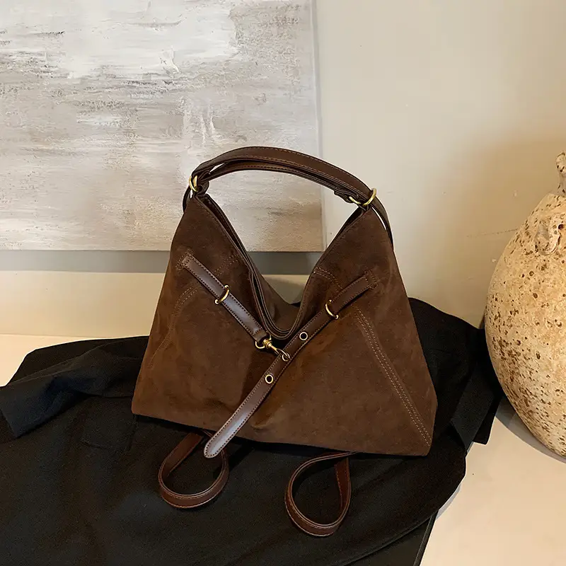 Brown Leather Shoulder Tote Bag for Women 2024 - Image 3