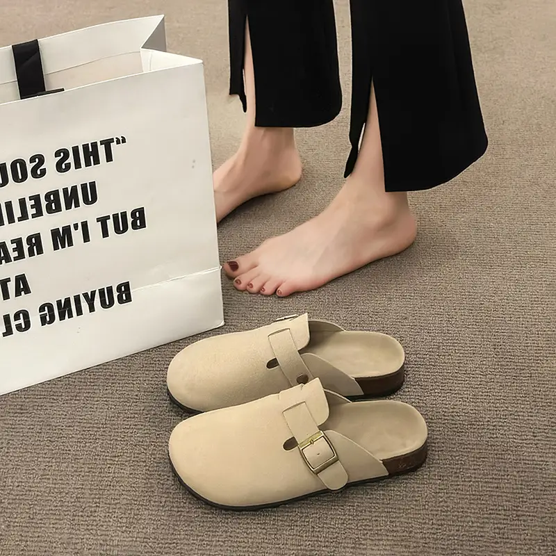 Birkenstock Shoes for Women Wholesale New Spring/Summer Thick-Soled Versatile Birkenstock Clogs Slip-On Outdoor Lazy Shoes - Image 5