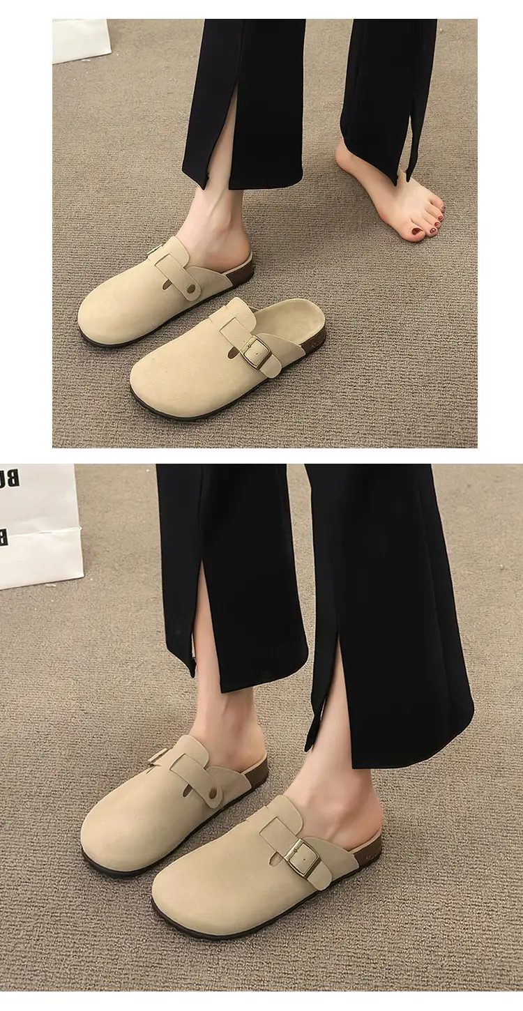 Birkenstock Shoes for Women Wholesale New Spring/Summer Thick-Soled Versatile Birkenstock Clogs Slip-On Outdoor Lazy Shoes — feature 10