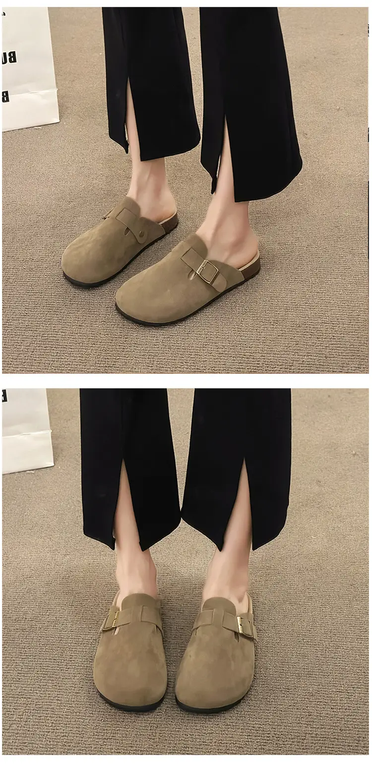 Birkenstock Shoes for Women Wholesale New Spring/Summer Thick-Soled Versatile Birkenstock Clogs Slip-On Outdoor Lazy Shoes — feature 13