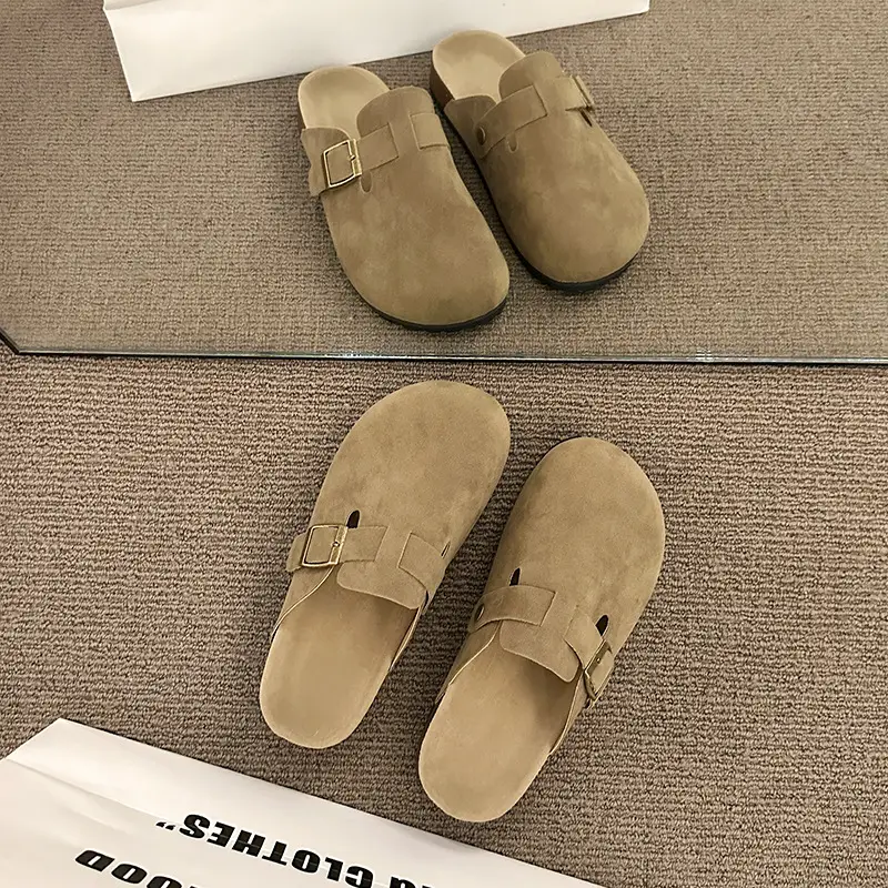 Birkenstock Shoes for Women Wholesale New Spring/Summer Thick-Soled Versatile Birkenstock Clogs Slip-On Outdoor Lazy Shoes - Image 2