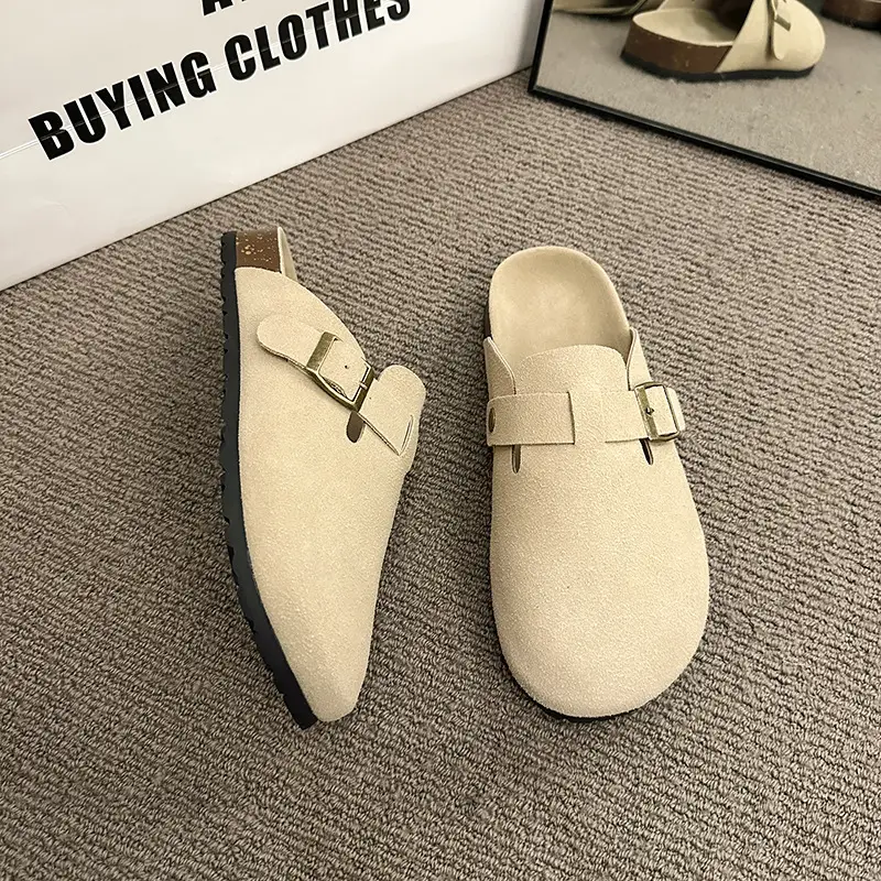 Birkenstock Shoes for Women Wholesale New Spring/Summer Thick-Soled Versatile Birkenstock Clogs Slip-On Outdoor Lazy Shoes - Image 3