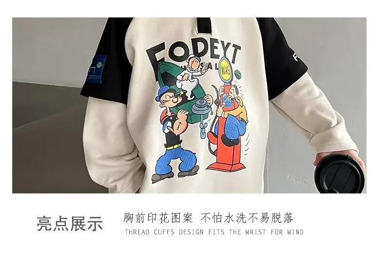 Boys' Cartoon Polo Shirt Long Sleeve Spring Autumn 2025 — feature 4