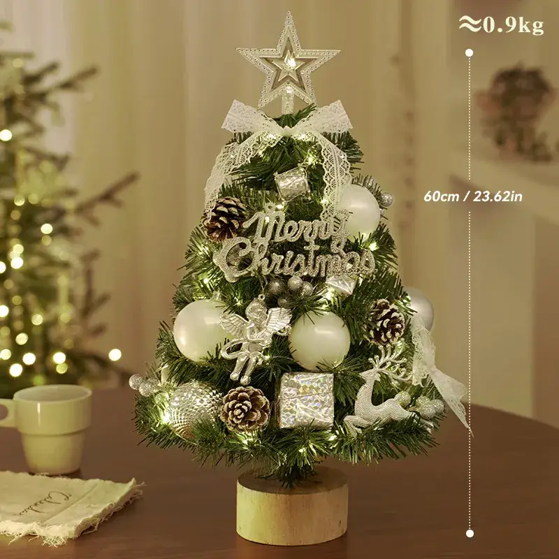 Christmas Mini Decorative Tree Nordic Style DIY Decor - Image 7