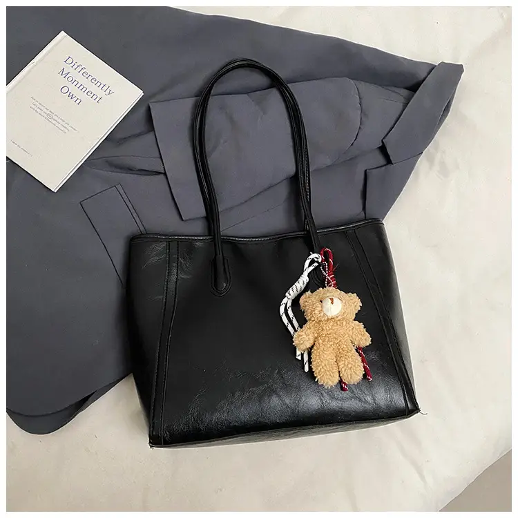 Vintage Women's Shoulder Bag Beige 2024 New Autumn Winter — feature 25