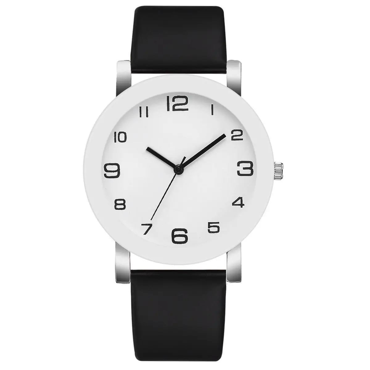White Quartz Watch for Men Casual Style - Image 3