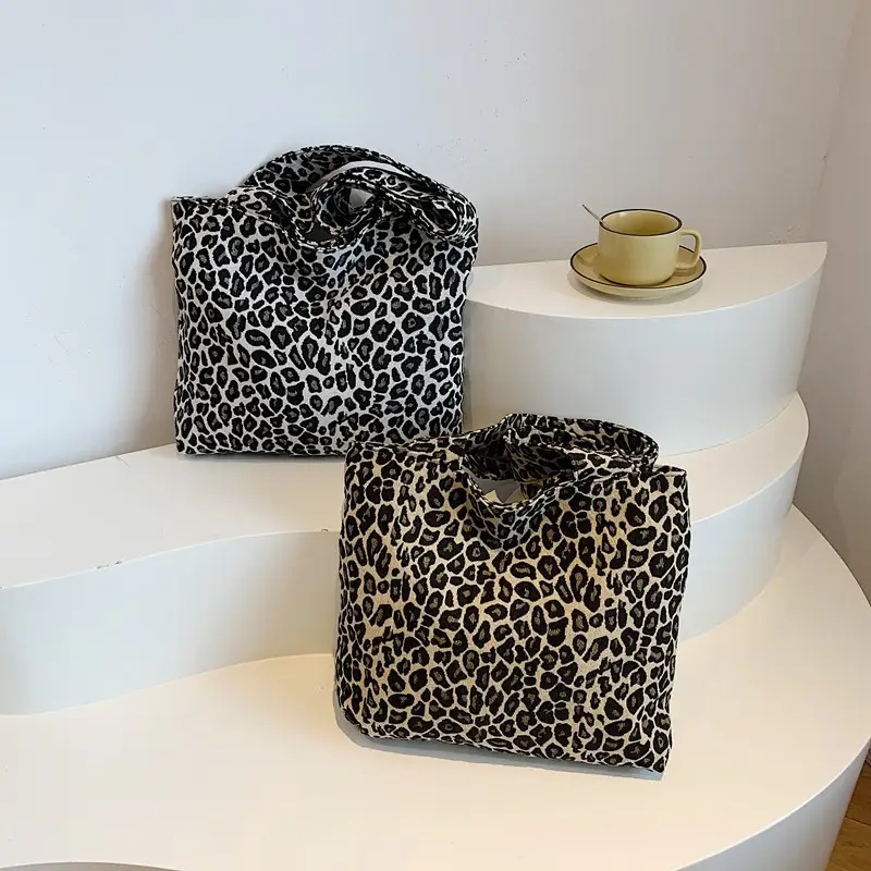 Women Leopard Print Tote Bag 2024 - Image 4