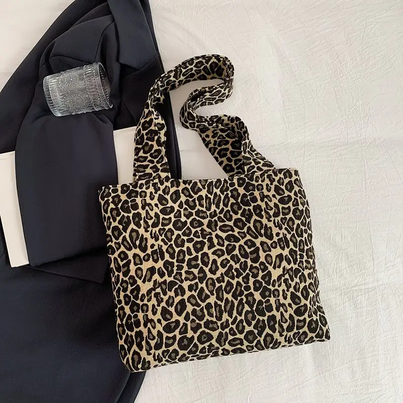 Women Leopard Print Tote Bag 2024 - Image 2