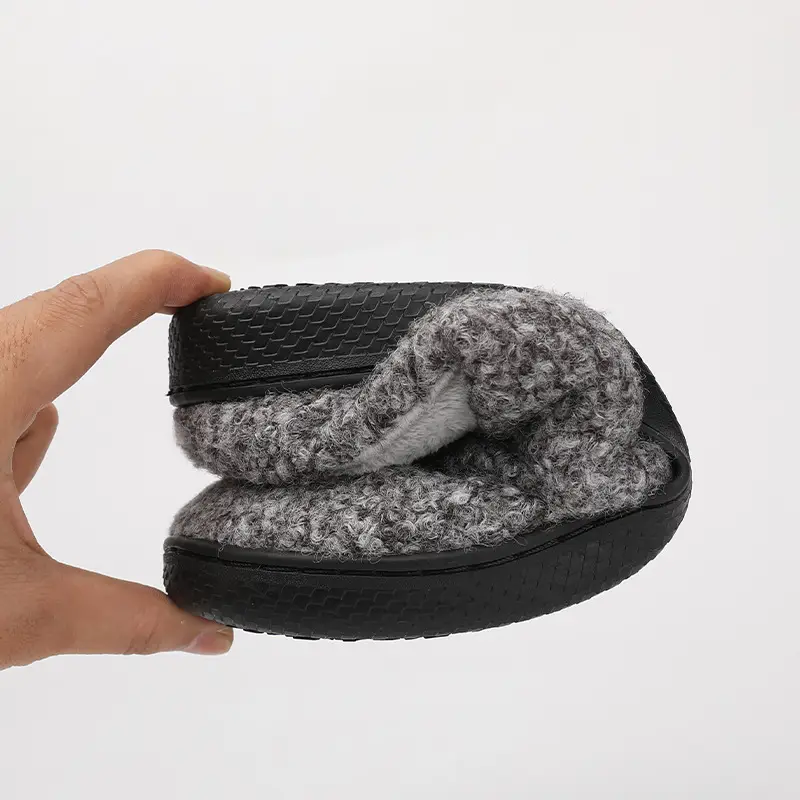 Cross-Border New Autumn and Winter Cotton Slippers for Women's Home Indoor Cotton Slippers for Men's Couple Slippers Comfortable and Warm Cotton Shoes - Image 3
