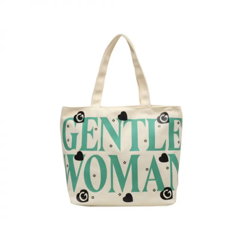 Printed Canvas Tote Bag for Students, Large Capacity, All-Match Design - Image 7