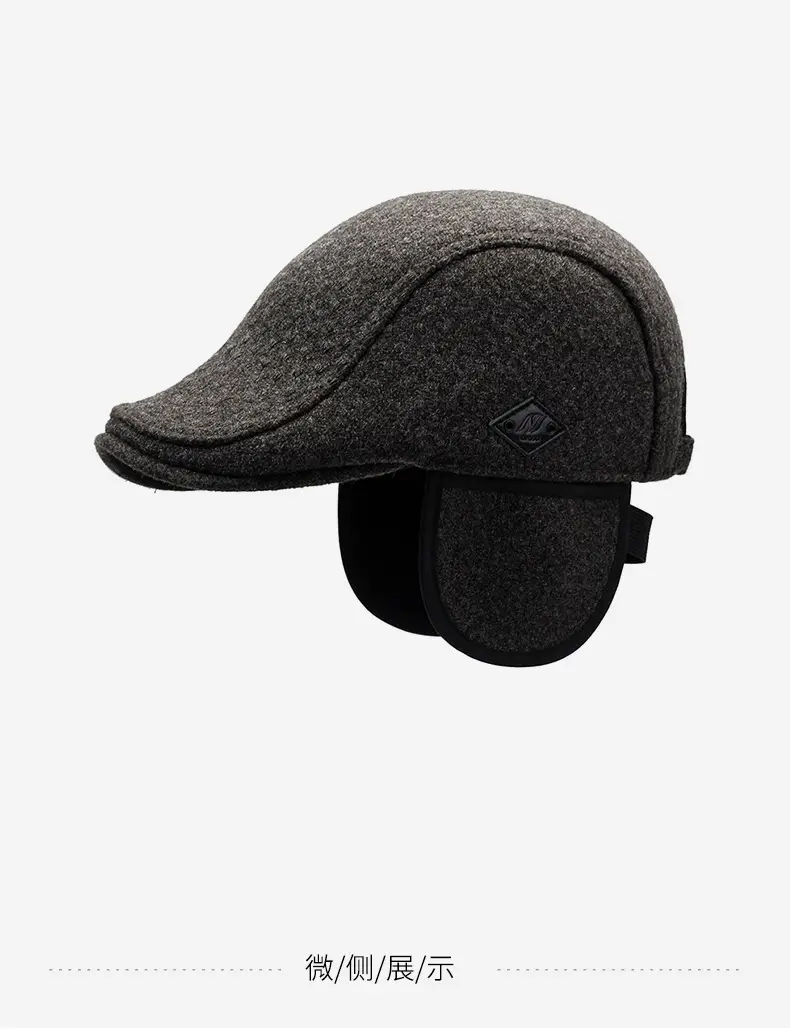 Men's Fleece Winter Hat Cold Proof Thickened Ear Protection — feature 14