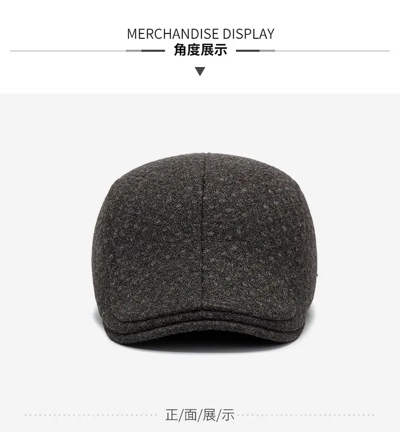 Men's Fleece Winter Hat Cold Proof Thickened Ear Protection — feature 8