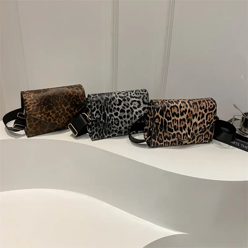 Leopard Print Textured Bag for Women 2024 - Image 7
