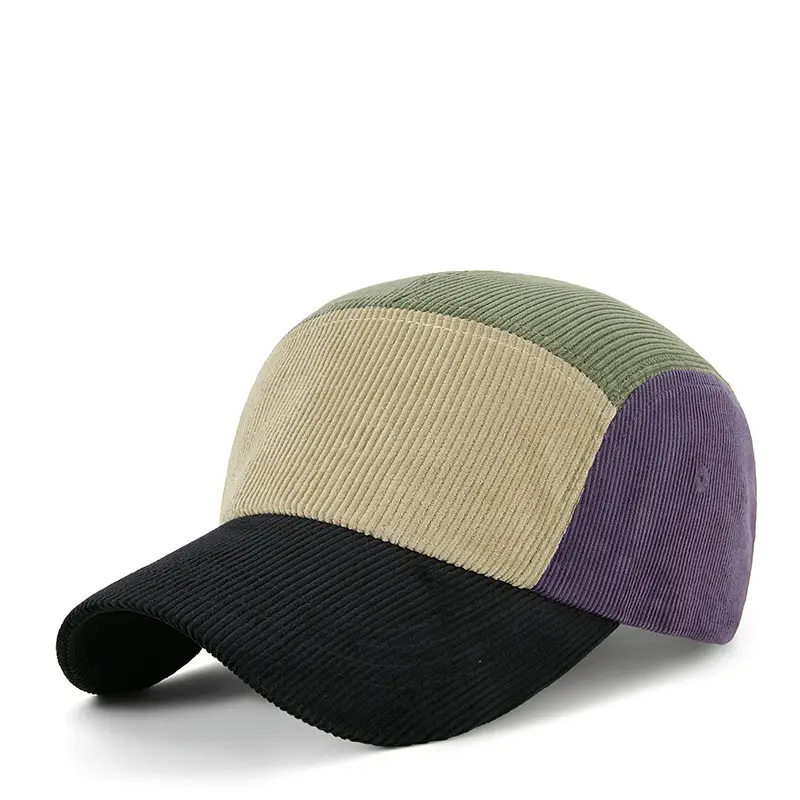 Men Women Warm Corduroy Hat Contrast Color Retro Duck Tongue