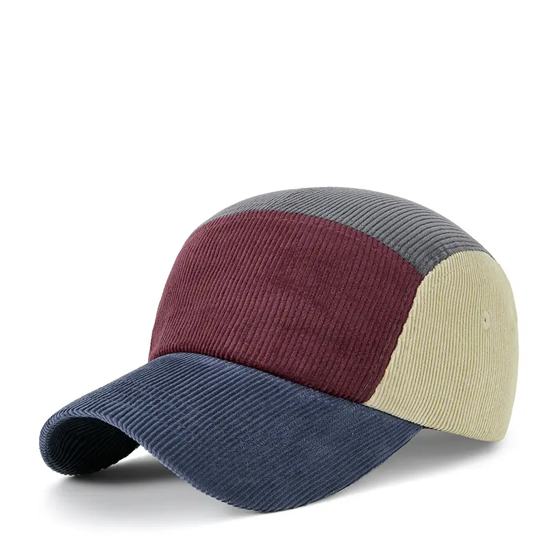 Men Women Warm Corduroy Hat Contrast Color Retro Duck Tongue