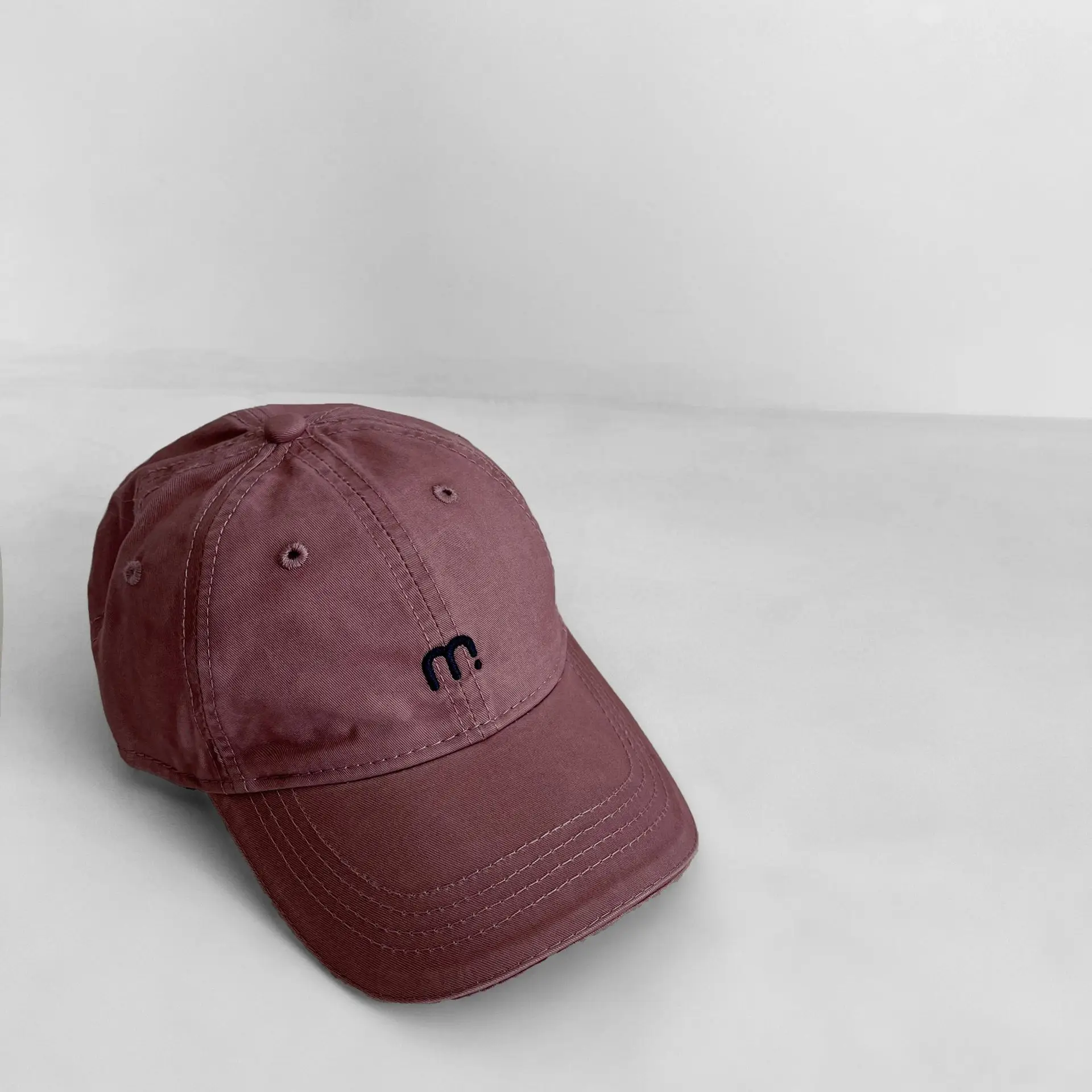 Maroon Letter Embroidered Baseball Cap for Girls Boys