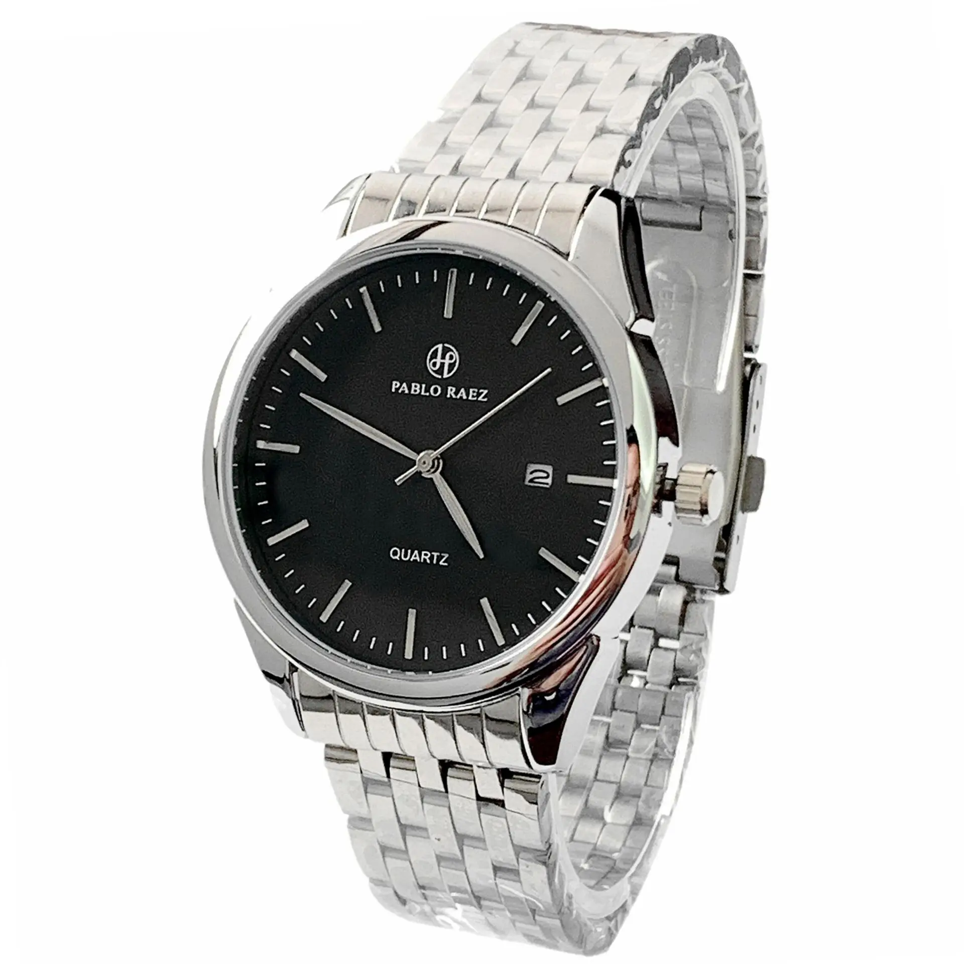 Men's Simple Quartz Watch with Brown Leather Strap