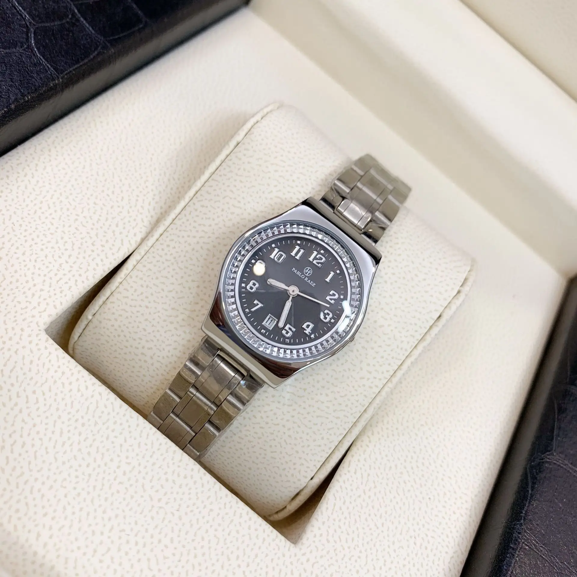 Stainless Steel Butterfly Dial Women's Watch