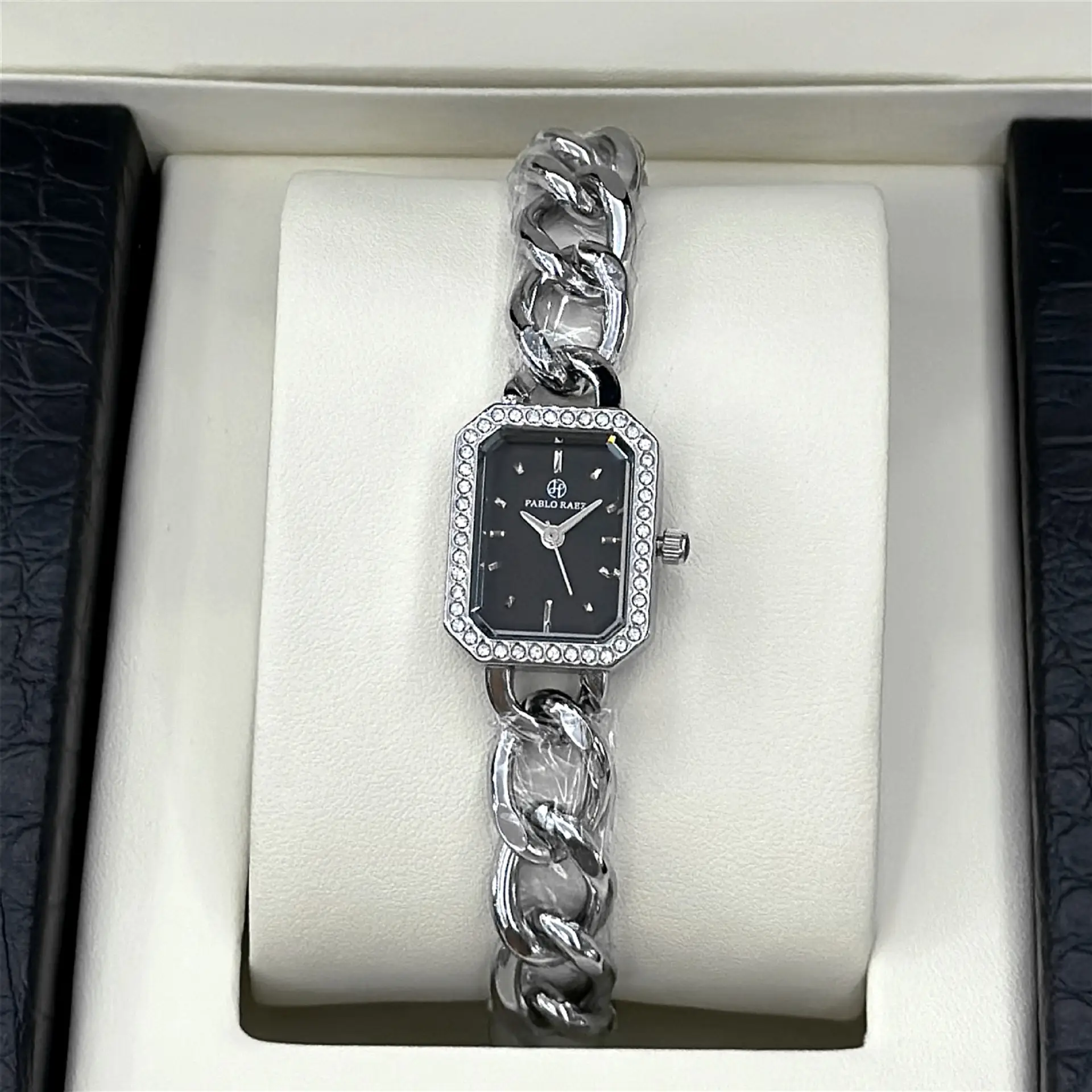 Golden Rhinestone Bracelet Watch for Women - Image 2