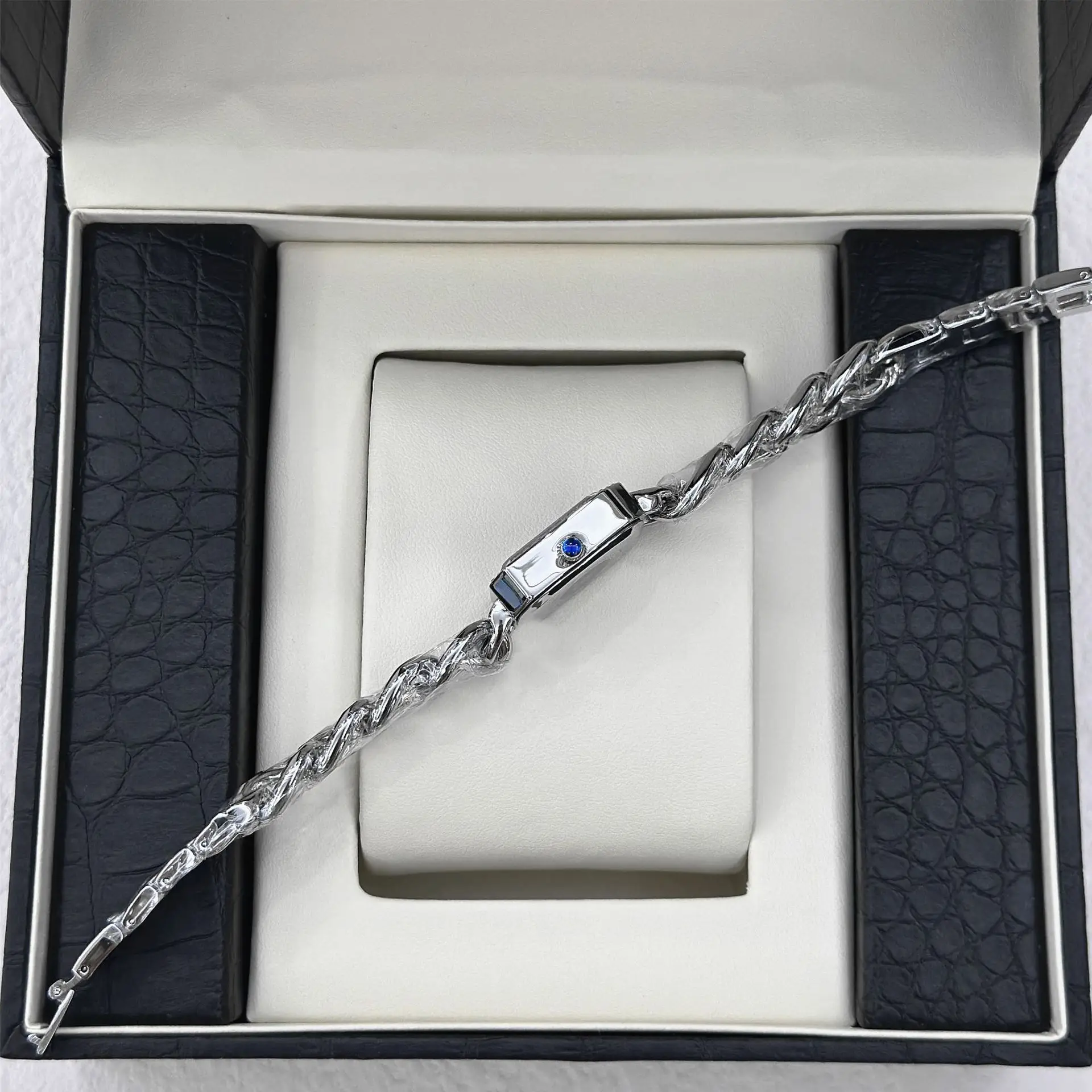 Golden Rhinestone Bracelet Watch for Women - Image 4