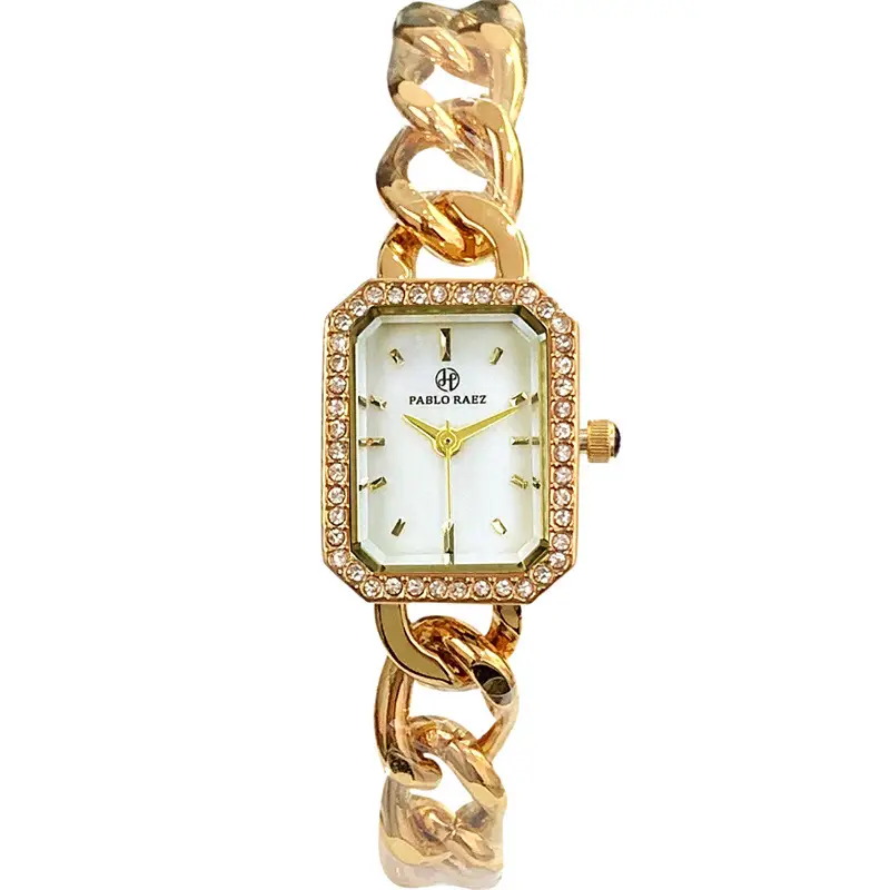 Golden Rhinestone Bracelet Watch for Women - Image 6