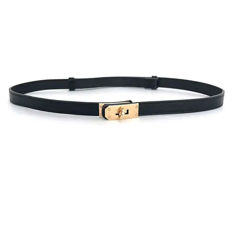 Gold Plated Rotating Buckle Belt for Women - Image 11