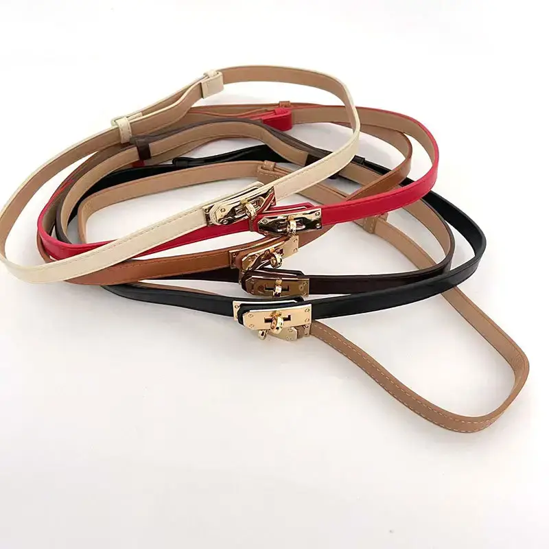 Gold Plated Rotating Buckle Belt for Women — feature 16