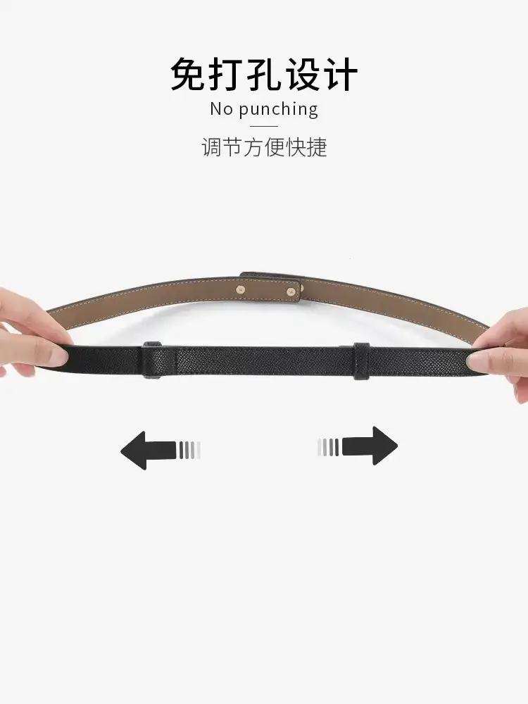 Gold Plated Rotating Buckle Belt for Women — feature 4