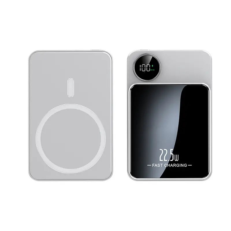 Cross-Border Magsafe Magnetic Wireless Power Bank 10000 Mah Ultra-Thin Fast Charging Mobile Power Supply Logo Printing — feature 30